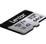 Lexar Professional SILVER PLUS microSDXC UHS-I Card - 64GB | 128GB | 256GB