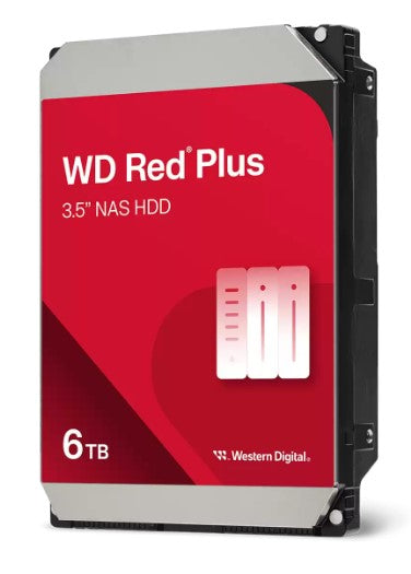 WD WD60EFPX Red Plus 6TB 5400rpm SATA6Gb/s