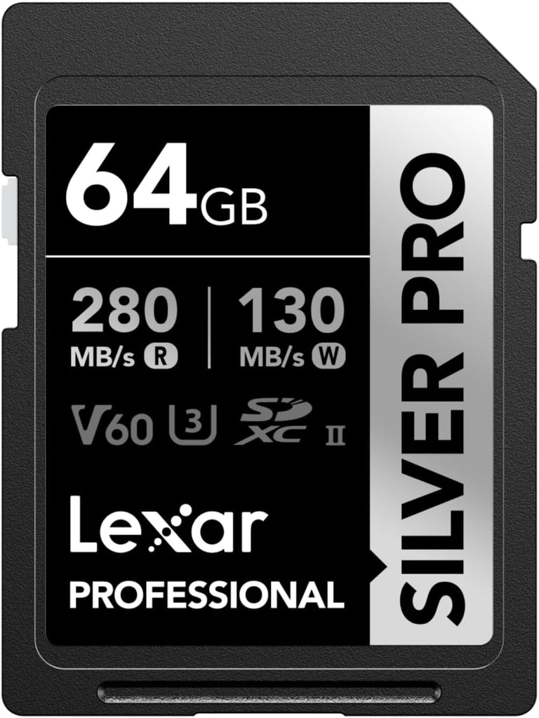 Lexar Professional SILVER PRO SDXC UHS-II Card - 64GB | 128GB