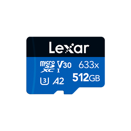 Lexar High-Performance 633x microSDHC/microSDXC UHS-I Card BLUE Series - 128GB | 256GB | 512GB