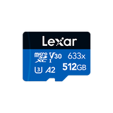 Lexar High-Performance 633x microSDHC/microSDXC UHS-I Card BLUE Series - 128GB | 256GB | 512GB