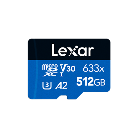 Lexar High-Performance 633x microSDHC/microSDXC UHS-I Card BLUE Series - 128GB | 256GB | 512GB