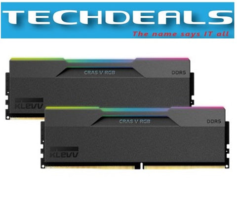 KLEVV CRAS V RGB DDR5 (2x32GB) 6400MHz CL32 Black