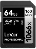 Lexar Professional 1066x SDXC UHS-I Card SILVER Series - 64GB | 1TB