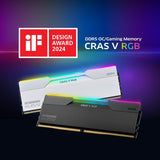 KLEVV CRAS V RGB DDR5 6000 CL30 (32GB x 2) Black | White