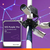 WD Purple Pro 3.5" SATA 6Gb/s HDD for Surveillance - 8TB | 10TB | 12TB | 14TB | 18TB