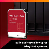 WD Red Plus 2TB NAS 3.5" SATA 6Gb/s HDD