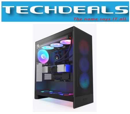 Nzxt H7 Flow RGB ATX Airflow Case with RGB Black