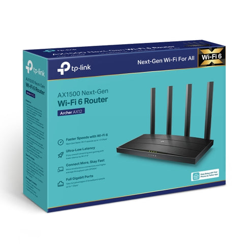 Tp-Link Archer AX12 AX1500 DB WiFi6 Router