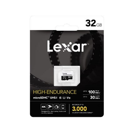 Lexar High-Endurance microSDHC/microSDXC UHS-I Card - 32GB | 64GB | 128GB