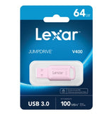 Lexar JumpDrive V400 USB 3.0 Flash Drive - 64GB (PINK)