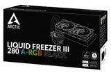 Arctic Liquid Freezer III 280 A-RGB Liquid Cooler Black