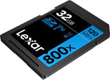 Lexar High-Performance 800x SDHC/SDXC UHS-I Card BLUE Series - 32GB | 128GB