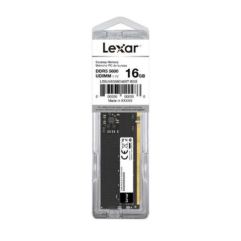 LEXAR UDIMM 16GB DDR5 5600Mhz CL46