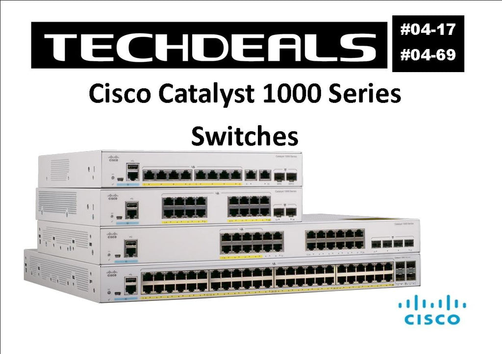 Cisco Catalyst 1000 Series Switches C1000-24P-4G-L / C1000-24P-4X-L / C1000-48P-4G-L / C1000-48T-4G-L