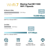 Tp-Link BE11000 Ceiling Mount Tri-Band Wi-Fi 7 Access Point