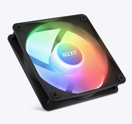 NZXT F120 RGB Core 120mm Single Fan Black | White