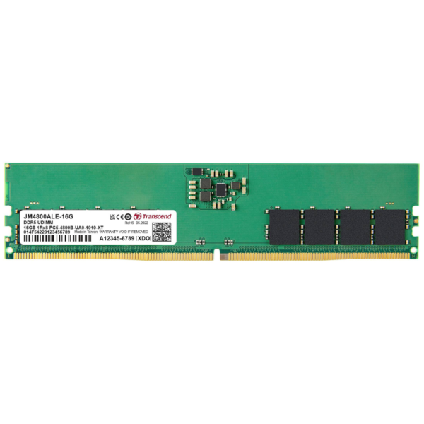 Transcend 16GB DDR5 4800Mhz Udimm Desktop RAM