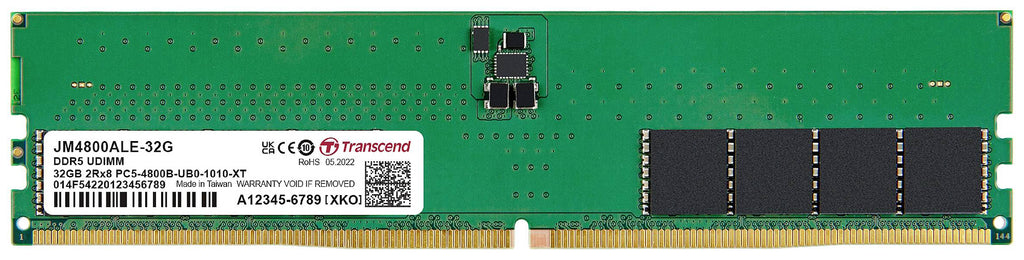 Transcend 32GB DDR5 4800Mhz Udimm Desktop RAM