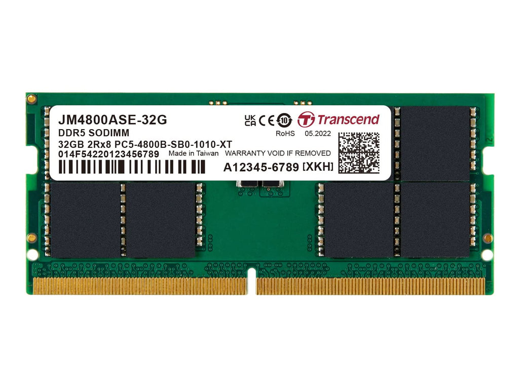 Transcend 32GB DDR5 4800Mhz Sodimm Laptop RAM