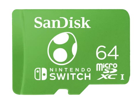 SanDisk SDSQXAO Nintendo Cobranded microSD 512GB