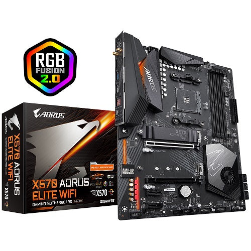 X570 AORUS ELITE WIFI AMD Socket AM4 ATX Motherboard