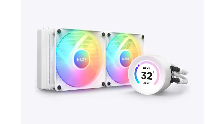 Nzxt Kraken Elite RGB AIO Liquid Cooler LCD Display and RGB Fans  - 240mm | 280mm | 360mm (Black | White)